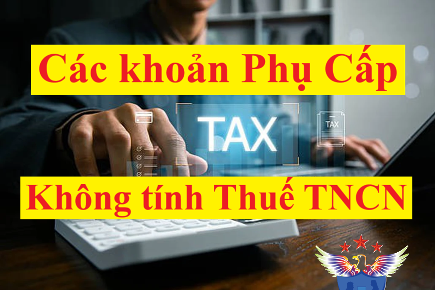 các khoản thu nhập không chịu thuế tncn