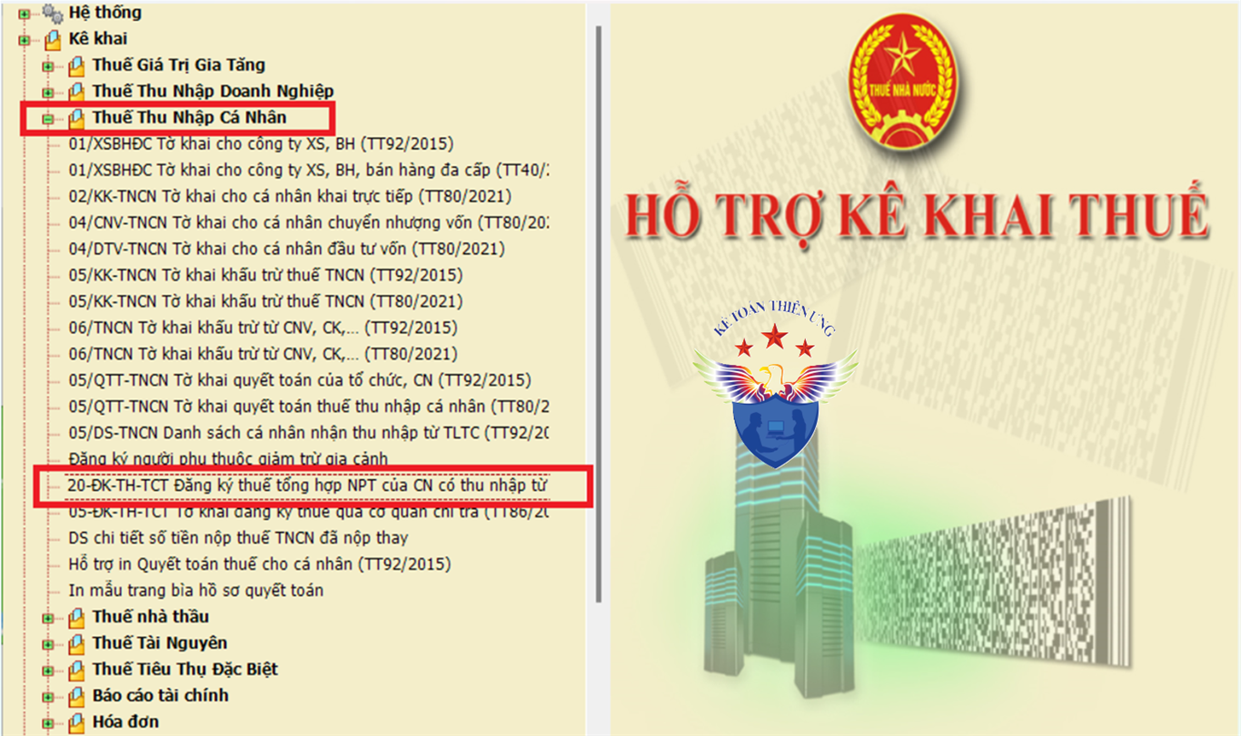 Cách đăng ký người phụ thuộc trên phần mềm htkk