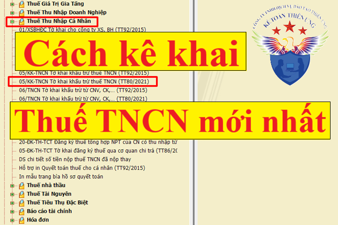 cách kê khai thuế thu nhập cá nhân