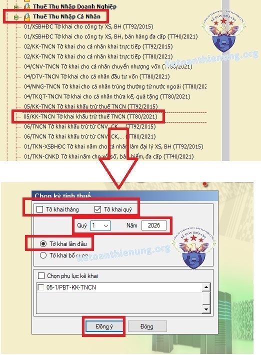 hướng dẫn kê khai thuế thu nhập cá nhân