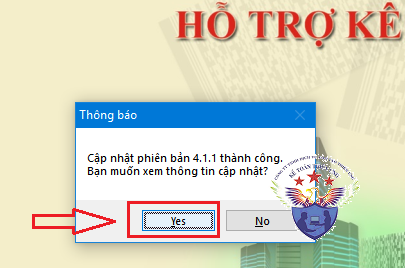 Cập nhật phần mềm HTKK 4.1.1