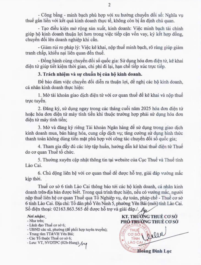 Công văn số 297 xóa bỏ thuế khoán với hộ kinh doanh mới nhất năm 2025