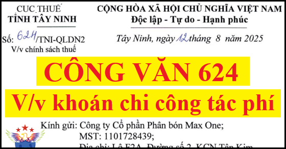 Công văn số 264 hướng dẫn về khoán chi công tác phí mới nhất 2025