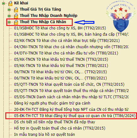 Đăng ký mã số thuế cá nhân trên htkk