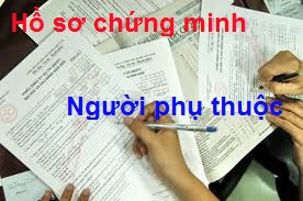 hồ sơ chứng minh người phụ thuộc giảm trừ gia cảnh hồ sơ chứng minh người phụ thuộc giảm trừ gia cảnh