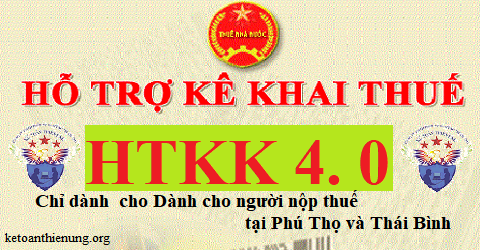 hỗ trợ kê khai thuế htkk 4.0 hỗ trợ kê khai thuế htkk 4.0