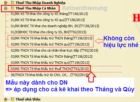 hướng dẫn kê khai thuế TNCN theo tháng và quý hướng dẫn kê khai thuế TNCN theo tháng và quý