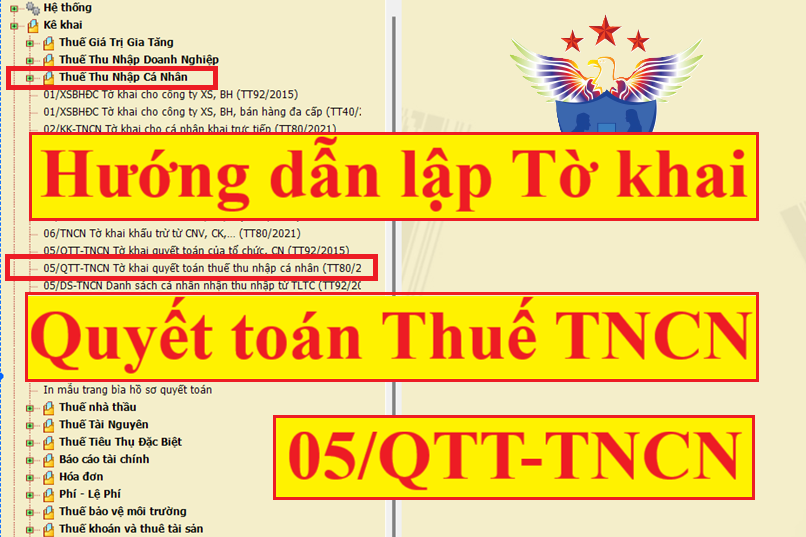 cách lập tờ khai quyết toán thuế tncn