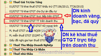 hướng dẫn lập tờ khai thuế 04/gtgt trực tiếp trên doanh thu hướng dẫn lập tờ khai thuế 04/gtgt trực tiếp trên doanh thu