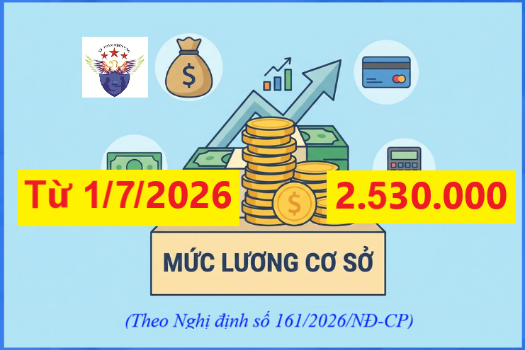 Mức lương cơ sở mới nhất năm 2026