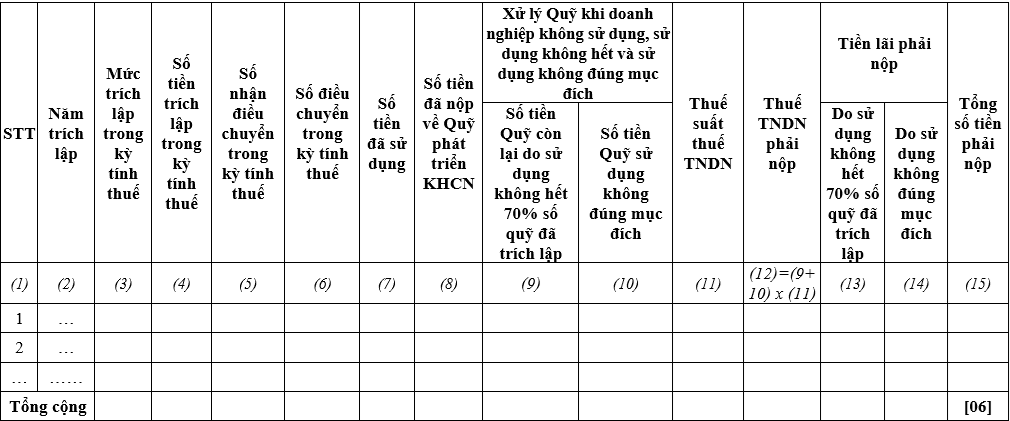 Mẫu 03-6/TNDN