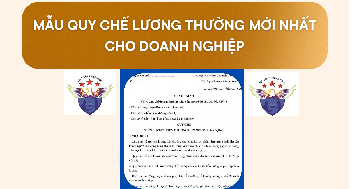 Mẫu quy chế lương thưởng mới nhất năm 2026