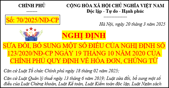 Nghị định 70 mới nhất 2025