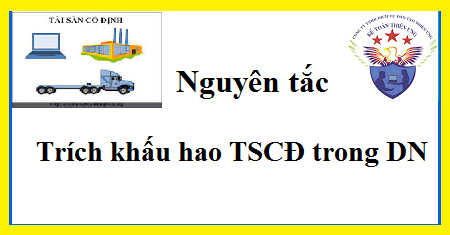 nguyên tắc trích khấu hao tài sản cố định