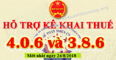 Phần mềm hỗ trợ kê khai HTKK 4.0.6 và 3.8.6