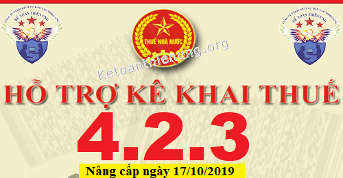 Phần mềm HTKK 4.2.3 mới nhất