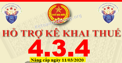 Phần mềm HTKK 4.3.4 mới nhất