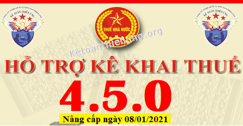 Phần mềm HTKK 4.5.0 mới nhất