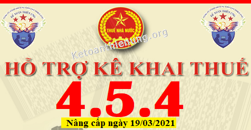 Phần mềm HTKK 4.5.4 mới nhất