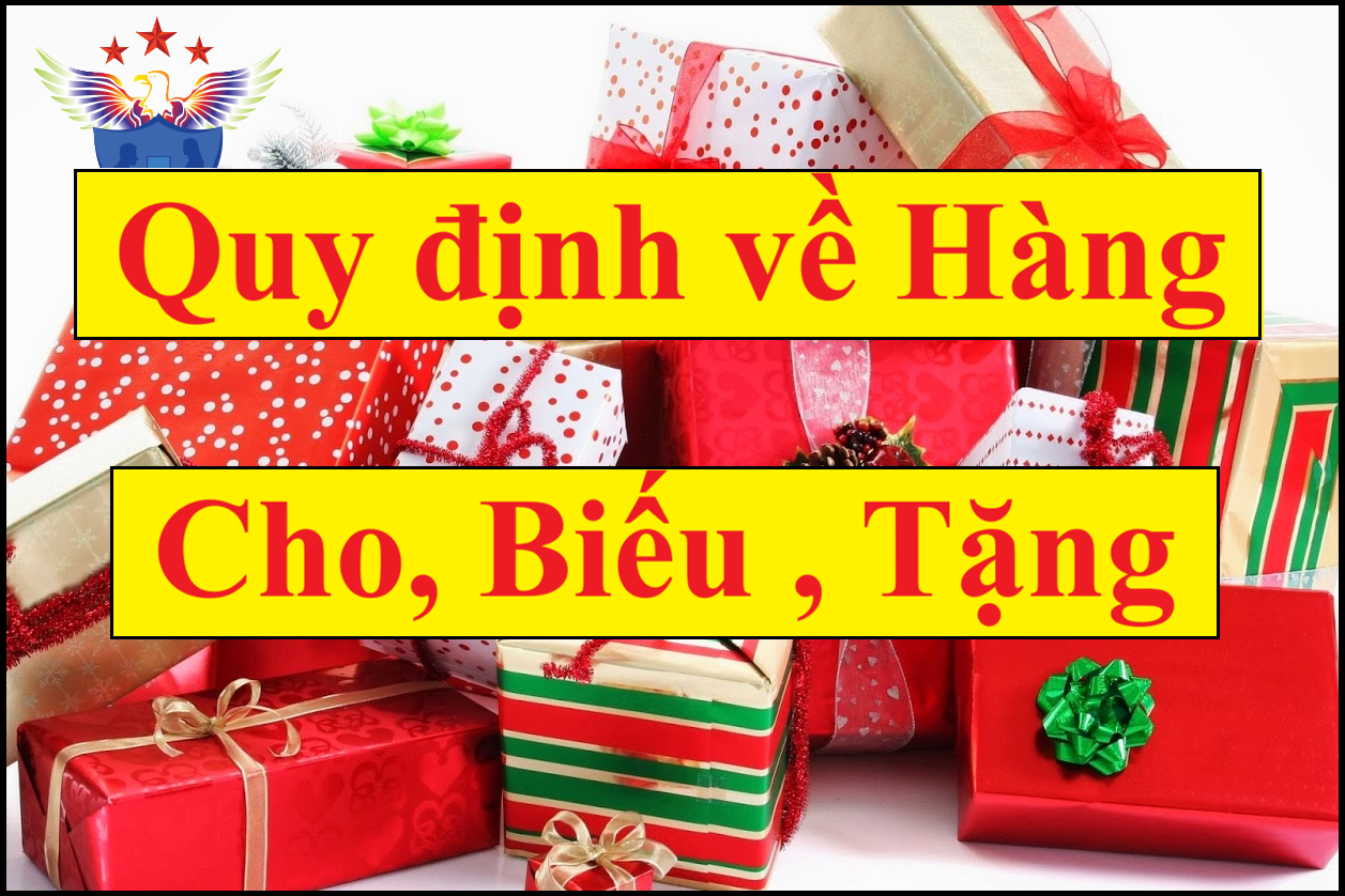 quy định về hàng cho biếu tặng khách hàng nhân viên