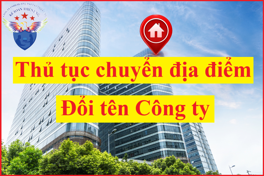 thủ tục thay đổi tên địa chỉ công ty