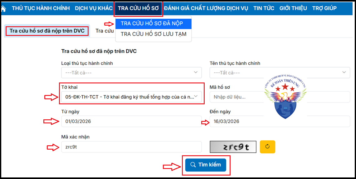cách đăng ký mst cá nhân qua mạng