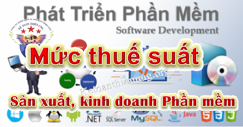 Thuế suất thuế GTGT, TNDN đối với Doanh nghiệp phần mềm