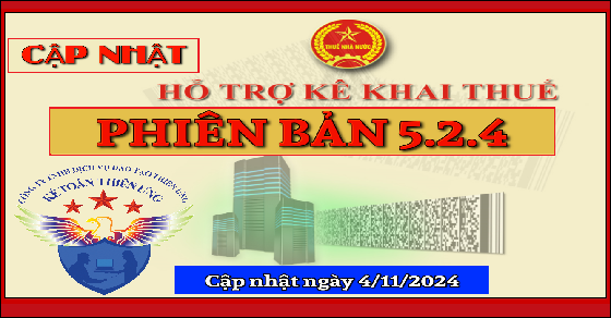 Phần mềm HTKK 5.2.4 mới nhất ngày 4/11/2024