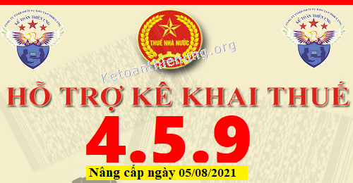 Phần mềm HTKK 4.5.9 mới nhất 05/08/2021