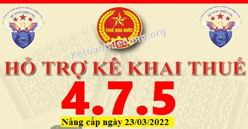 Phần mềm HTKK 4.7.5 mới nhất 23/03/2022