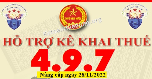 Phần mềm HTKK 4.9.7 mới nhất 28/11/2022