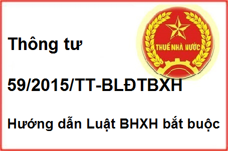 Thông tư 59/2015/TT-BLĐTBXH các phụ cấp phải đóng BHXH