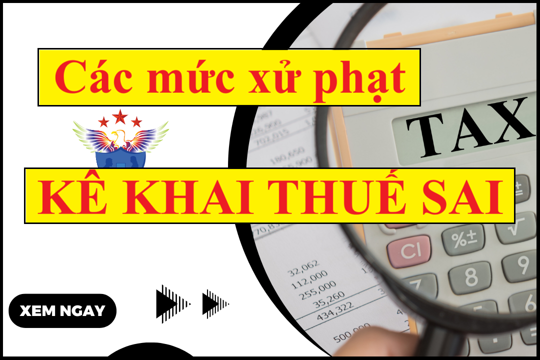 mức phạt khai thuế sai