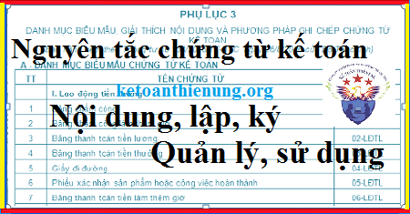 Khi Lập Chứng Từ Cần Tuân Thủ Nguyên Tắc: Hướng Dẫn Chi Tiết và Mẹo Hữu Ích