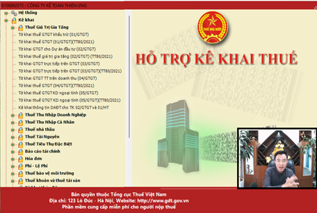 Phần học thực hành kế toán thuế